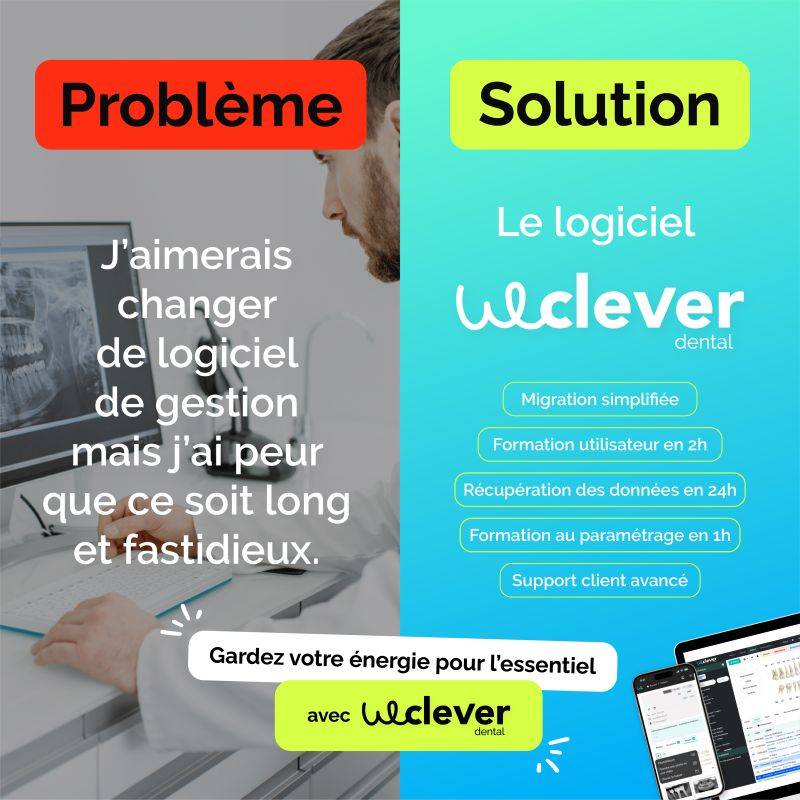 Logiciel de gestion cloud Weclever Dental