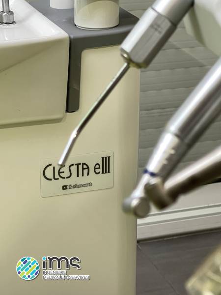 Fauteuil BELMONT CLESTA eIII avec pompe hydraulique (silence, longévité, douceur des mouvements), repose-nuque double-articulation, mouvements du fauteuil, positions programmées et retour à zéro.