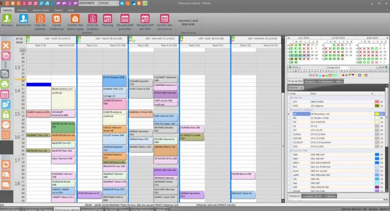 Application ORTHALIS, la gestion de votre cabinet d'orthodontie