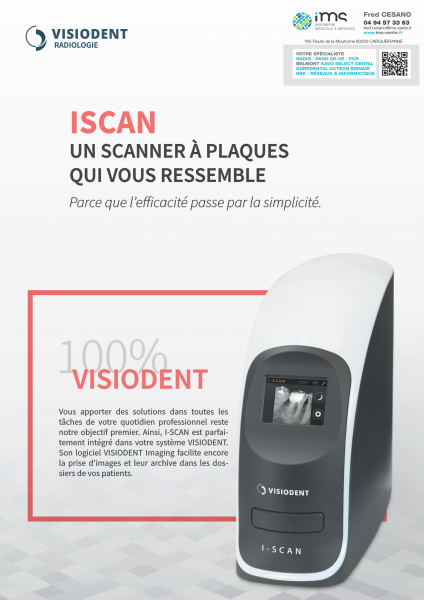 Scanner à Ecrans Mémoire VISIODENT iScan