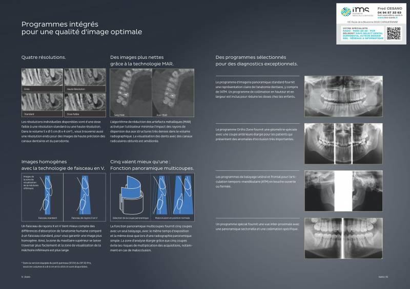 Combiné panoramique / conebeam dentaire KaVo OP 3D PRO
