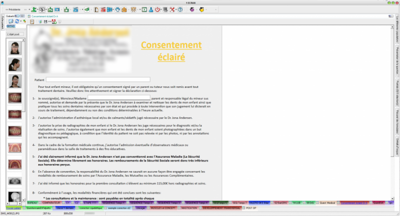 Application KITVIEW, La communication photo au sein du cabinet dentaire et du cabinet d'orthodontie
