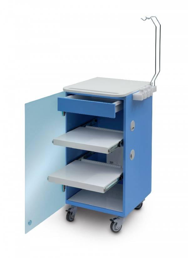 Chariot chirugical multifonctionnel 