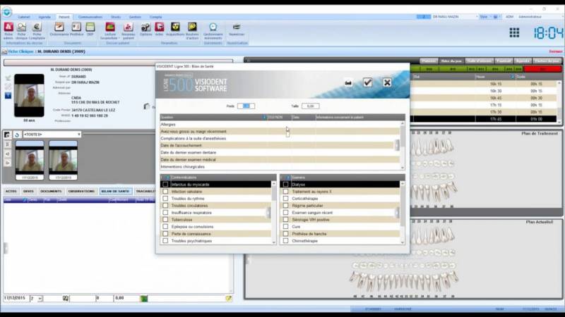 VISIODENT Ligne 500 est le premier logiciel ‹‹ Premium ›› pour les cabinets et cliniques dentaires